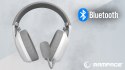 Rampage Crack H11 białe słuchawki gamingowe 7.1 bezprzewodowe mikrofon
