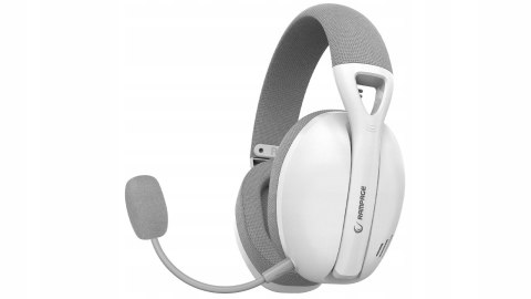 Rampage Crack H11 białe słuchawki gamingowe 7.1 bezprzewodowe mikrofon