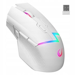 Rampage DROP M3 mysz bezprzewodowa gaming 1000Hz RGB biała