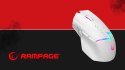 Rampage DROP M3 mysz bezprzewodowa gaming 1000Hz RGB biała