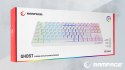 Rampage GHOST Klawiatura mechaniczna TKL biała Huano Red RGB Pudding