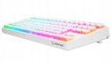 Rampage GHOST Klawiatura mechaniczna TKL biała Huano Red RGB Pudding