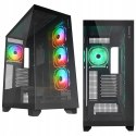 Rampage Hydra V1 Obudowa PC Gaming ARGB USB C USB A Czarna