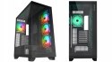 Rampage Hydra V1 Obudowa PC Gaming ARGB USB C USB A Czarna