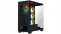 Rampage Hydra V1 Obudowa PC Gaming ARGB USB C USB A Czarna