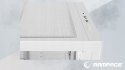 Rampage Hydra V1 Obudowa PC gaming 4x wentylator ARGB USB C USB A hub biały