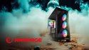 Rampage Hydra V2 Obudowa PC akwarium ARGB czarna panoramiczna gamingowa