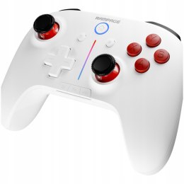 Rampage Hydra kontroler gamingowy bezprzewodowy RGB biały
