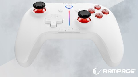 Rampage Hydra kontroler gamingowy bezprzewodowy RGB biały