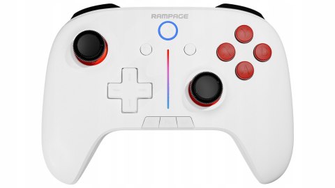 Rampage Hydra kontroler gamingowy bezprzewodowy RGB biały