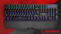 Rampage KB-R86 UMBRA Klawiatura mechaniczna Red Switch RGB czarna gaming