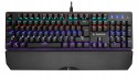 Rampage KB-R86 UMBRA Klawiatura mechaniczna Red Switch RGB czarna gaming