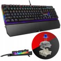Rampage KB-R86 UMBRA klawiatura mechaniczna gaming RGB Blue Switch czarna