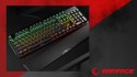 Rampage KB-R86 UMBRA klawiatura mechaniczna gaming RGB Blue Switch czarna