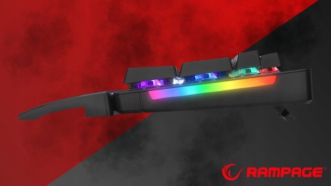 Rampage KB-R86 UMBRA klawiatura mechaniczna gaming RGB Blue Switch czarna