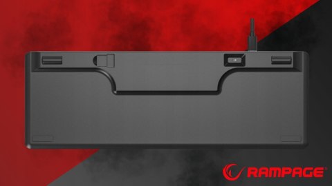 Rampage Klawiatura Mechaniczna REBEL niskoprofilowa gaming podświetlana