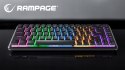 Rampage Klawiatura Mechaniczna REBEL niskoprofilowa gaming podświetlana