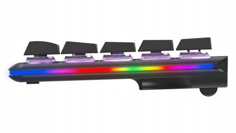 Rampage Klawiatura Mechaniczna REBEL niskoprofilowa gaming podświetlana