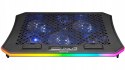 Rampage METAFOR Podkładka chłodząca pod laptopa 10 19 cali RGB USB cicha