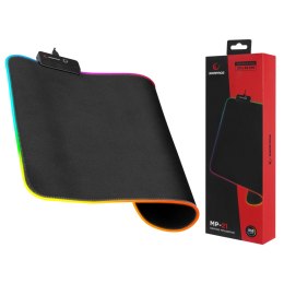 Rampage MP-21 podkładka gamingowa pod mysz RGB 25x33cm czarna komfortowa