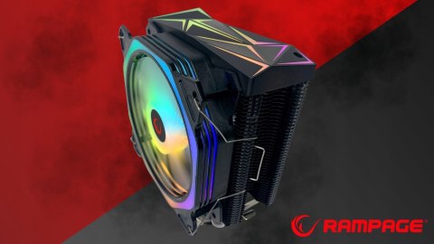 Rampage OCTAGON C50 chłodzenie CPU 120mm ARGB wydajne dla LGA1700 AM5