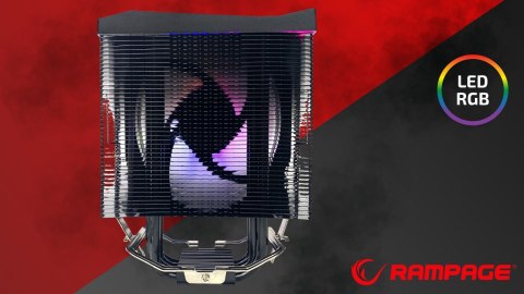 Rampage OCTAGON C50 chłodzenie CPU 120mm ARGB wydajne dla LGA1700 AM5