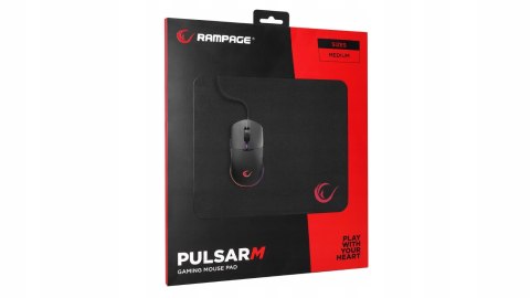 Rampage PULSAR M Podkładka pod mysz antypoślizgowa gaming 270x320 mm
