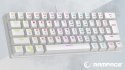 Rampage Plower K60 Klawiatura Mechaniczna biała gamingowa RGB Blue Switch