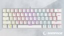 Rampage Plower K60 Klawiatura Mechaniczna biała gamingowa RGB Blue Switch