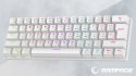 Rampage Plower K60 Klawiatura Mechaniczna biała gamingowa RGB Blue Switch