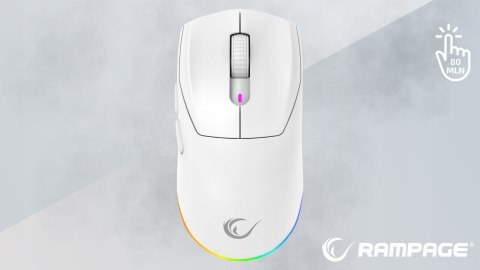 Rampage Prote M5 mysz bezprzewodowa gaming 24000 DPI 1000 Hz lekka RGB