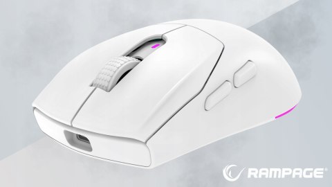 Rampage Prote M5 mysz bezprzewodowa gaming 24000 DPI 1000 Hz lekka RGB