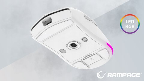 Rampage Prote M5 mysz bezprzewodowa gaming 24000 DPI 1000 Hz lekka RGB