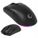 Rampage Prote M5 mysz gamingowa bezprzewodowa 24000 DPI 1000Hz RGB czarna