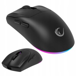 Rampage Prote M5 mysz gamingowa bezprzewodowa 24000 DPI 1000Hz RGB czarna
