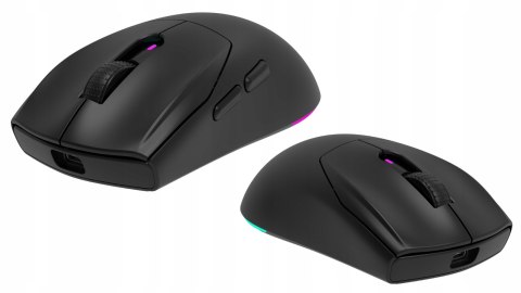 Rampage Prote M5 mysz gamingowa bezprzewodowa 24000 DPI 1000Hz RGB czarna