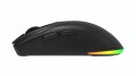 Rampage Prote M5 mysz gamingowa bezprzewodowa 24000 DPI 1000Hz RGB czarna