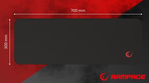 Rampage Pulsar L podkładka gamingowa pod klawiaturę i mysz 30x70 cm mata