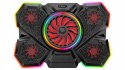 Rampage S47 CoolFlow podstawka chłodząca pod laptop 12-17 RGB regulowana