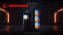 Rampage SHIVA Obudowa PC hartowane szkło 4x 120mm Rainbow czarna
