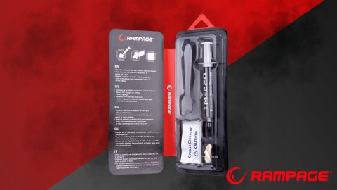 Rampage TM-220 Pasta termoprzewodząca 2g 11 WmK wydajna z aplikatorem