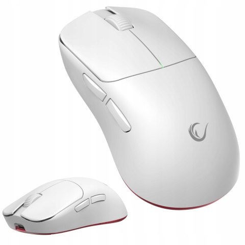 Rampage Tilion Mysz bezprzewodowa Biała gaming 24000 DPI ergonomiczna
