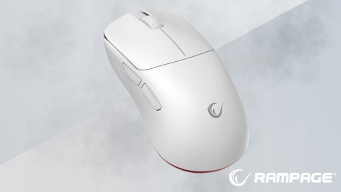 Rampage Tilion Mysz bezprzewodowa Biała gaming 24000 DPI ergonomiczna