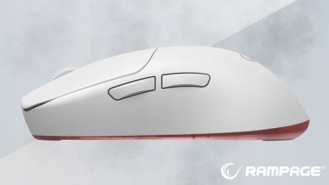 Rampage Tilion Mysz bezprzewodowa Biała gaming 24000 DPI ergonomiczna