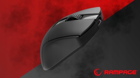 Rampage Zenith Pro Black mysz bezprzewodowa gaming 26000 DPI ultralekka
