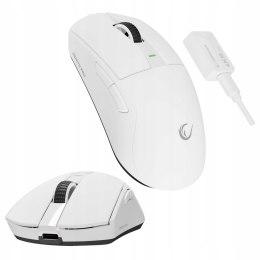 Rampage Zenith Pro mysz bezprzewodowa ultralekka 26000 DPI PAW3395 biała
