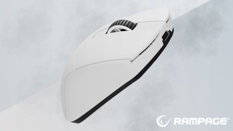 Rampage Zenith Pro mysz bezprzewodowa ultralekka 26000 DPI PAW3395 biała