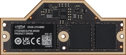 Crucial LPCAMM2 LPDDR5X 32GB 7500 MHz pamięć RAM do laptopa szybka wydajna