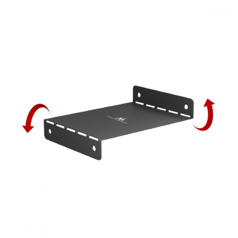Organizer na kable Maclean MC-107 B kompaktowy podbiurkowy czarny