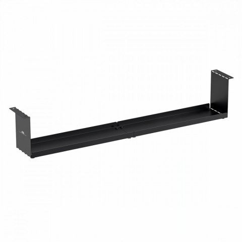 Organizer na kable Maclean MC-107 B kompaktowy podbiurkowy czarny